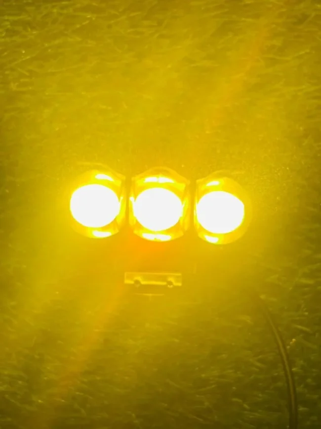 3 EYE OWL LIGHT (white+yellow+red)